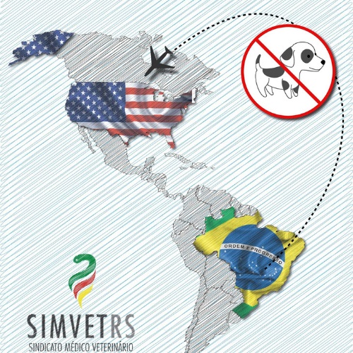 Será suspensa a importação de cães do Brasil ou em trânsito pelo Brasil para os Estados Unidos