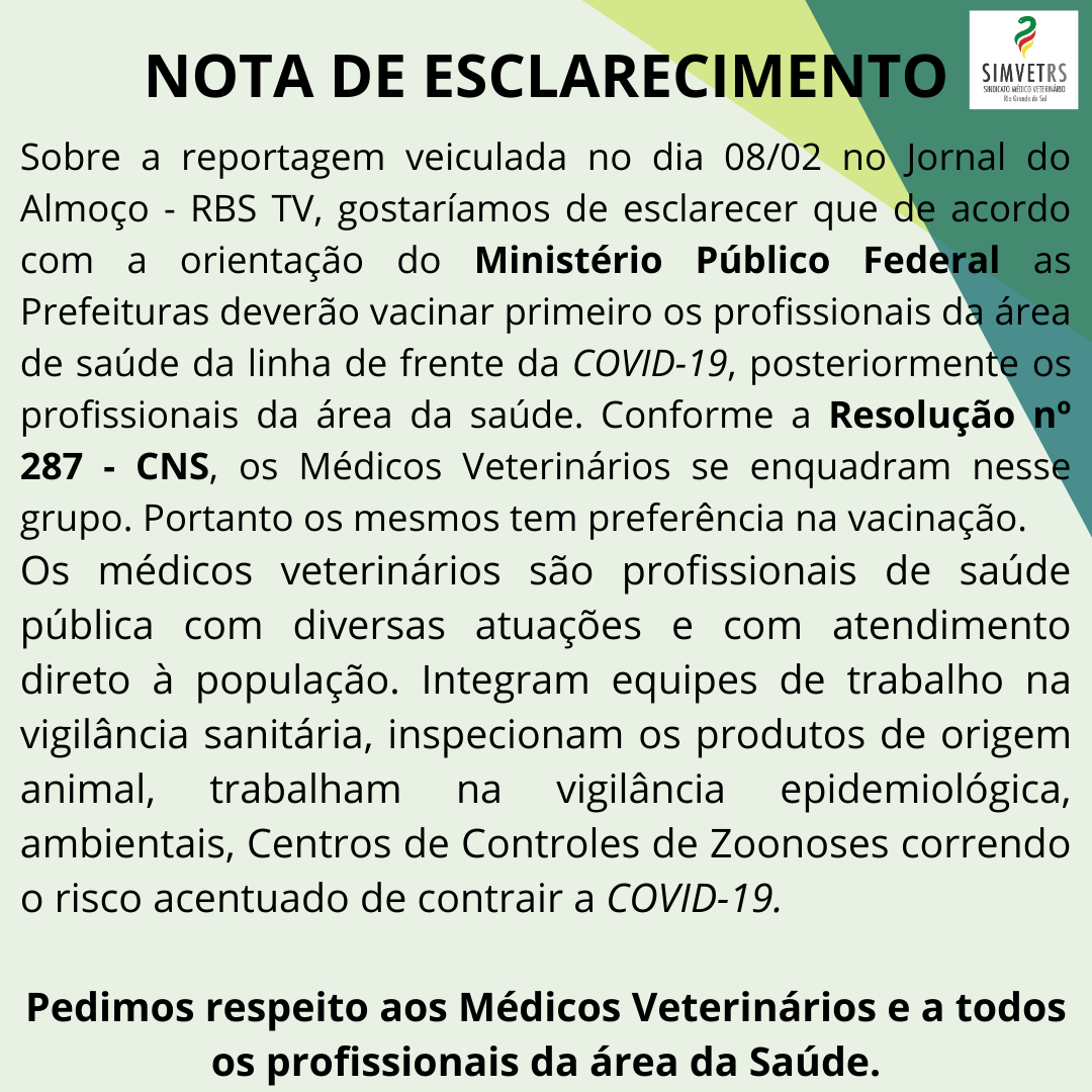 Nota de Esclarecimento 