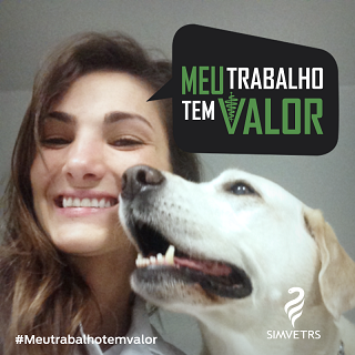 A campanha Meu Trabalho Tem Valor ganhou a adesão da estudante de Medicina Veterinária Daniele Duhart